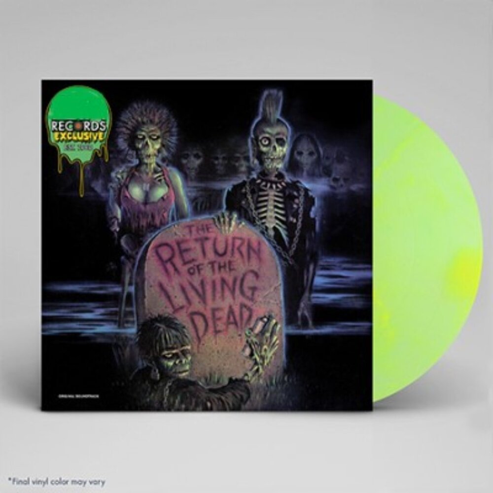 The Return Of The Living Dead LP ~ Exclusive Color Vinyl ~ Ltd Ed 300 ~ Sealed!